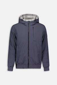 HOODED REVERSIBLE JACKET