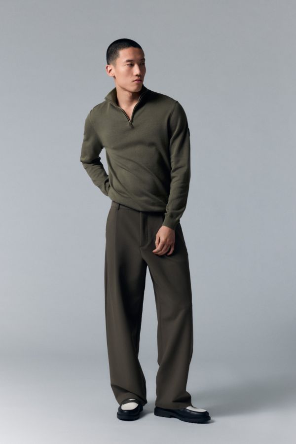 KNITWEAR QUARTER ZIP