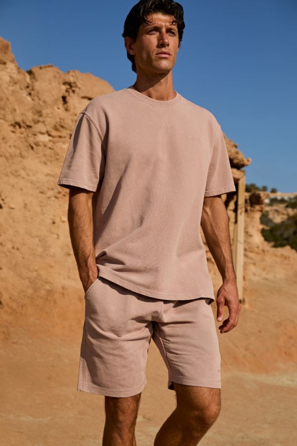 DYED SHORT SWEAT PANTS