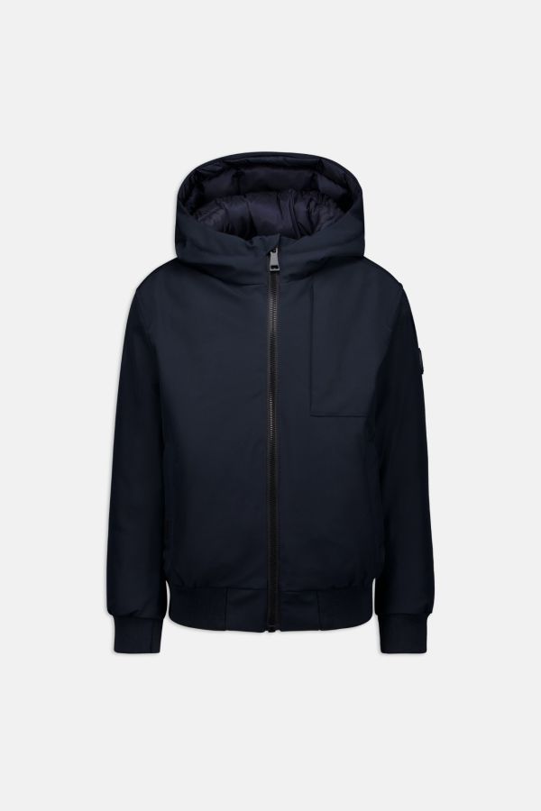 HOODED REVERSIBLE JACKET