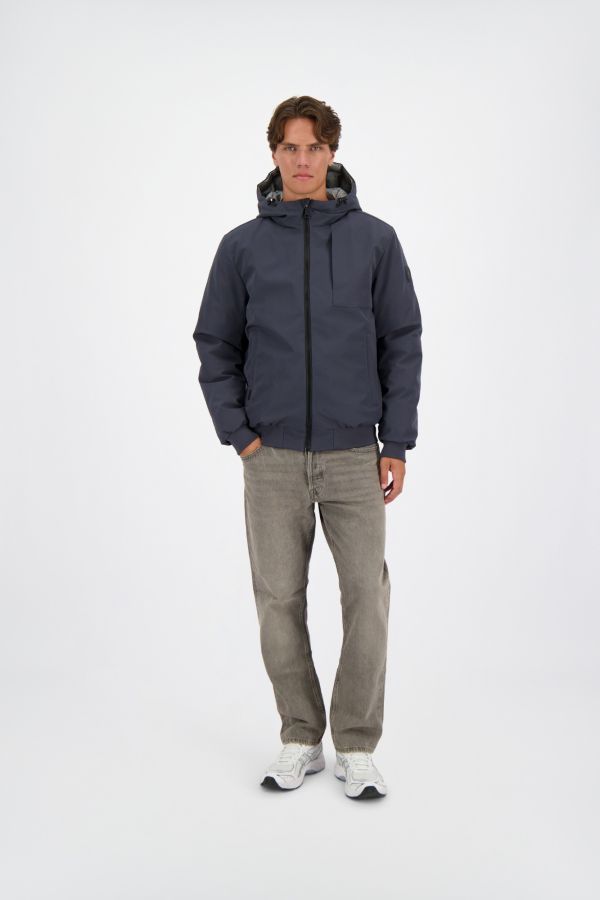 HOODED REVERSIBLE JACKET