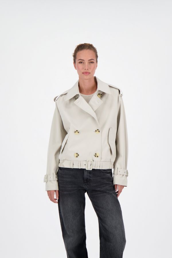 CROPPED TRENCHCOAT