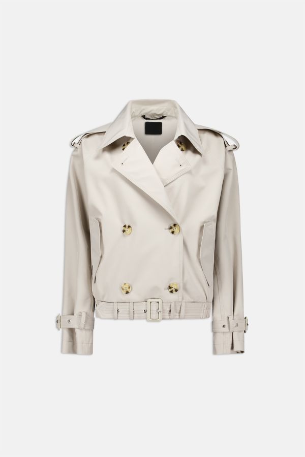CROPPED TRENCHCOAT