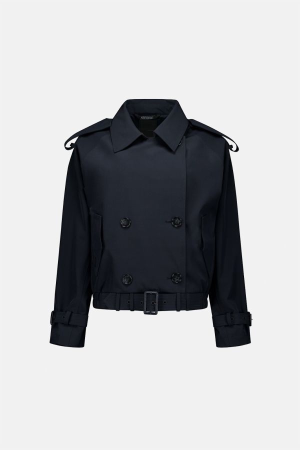 CROPPED TRENCHCOAT