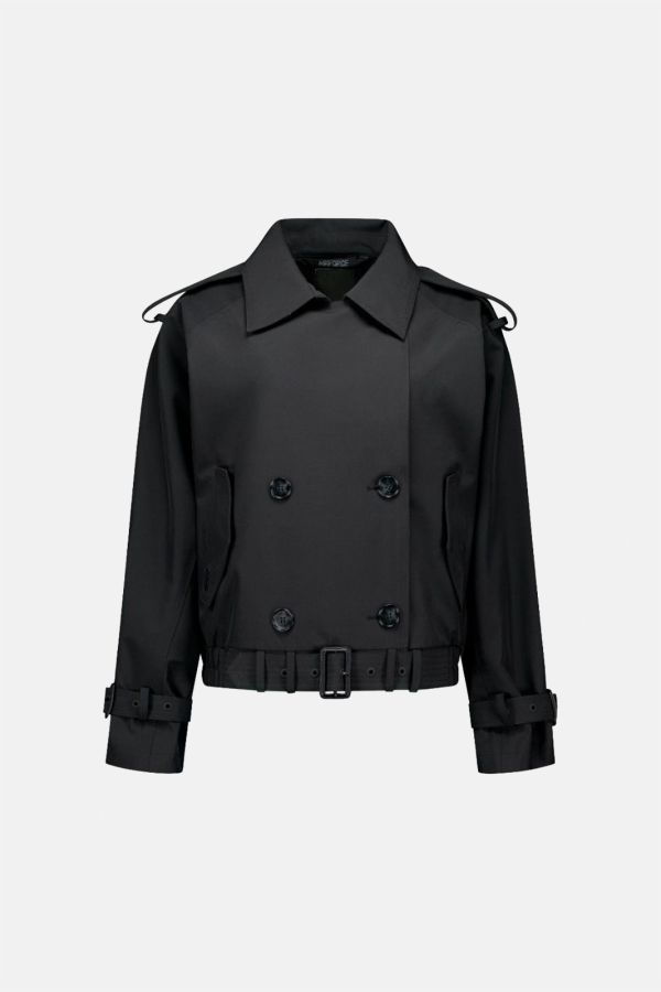 CROPPED TRENCHCOAT