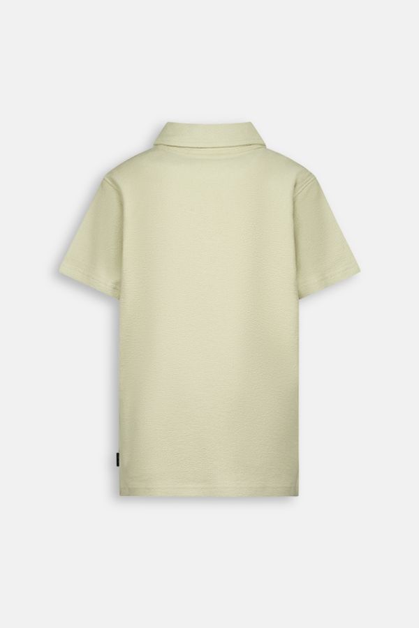 WOVEN POLO SHIRT