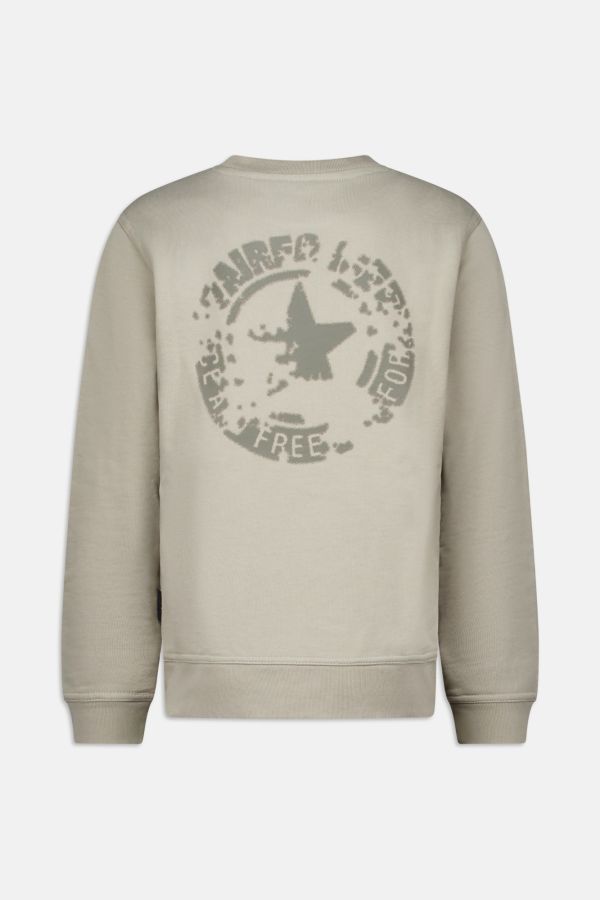 FADED ROUND SWEATER