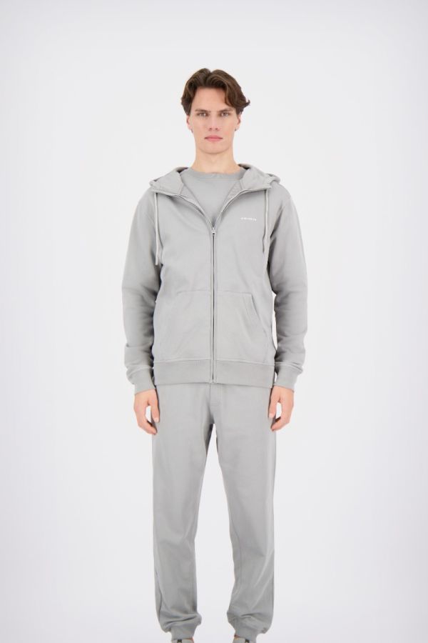 BASIC HOODED ZIP VEST