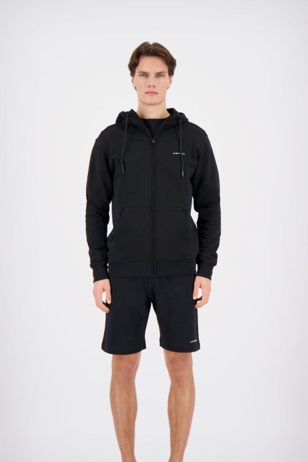 BASIC HOODED ZIP VEST