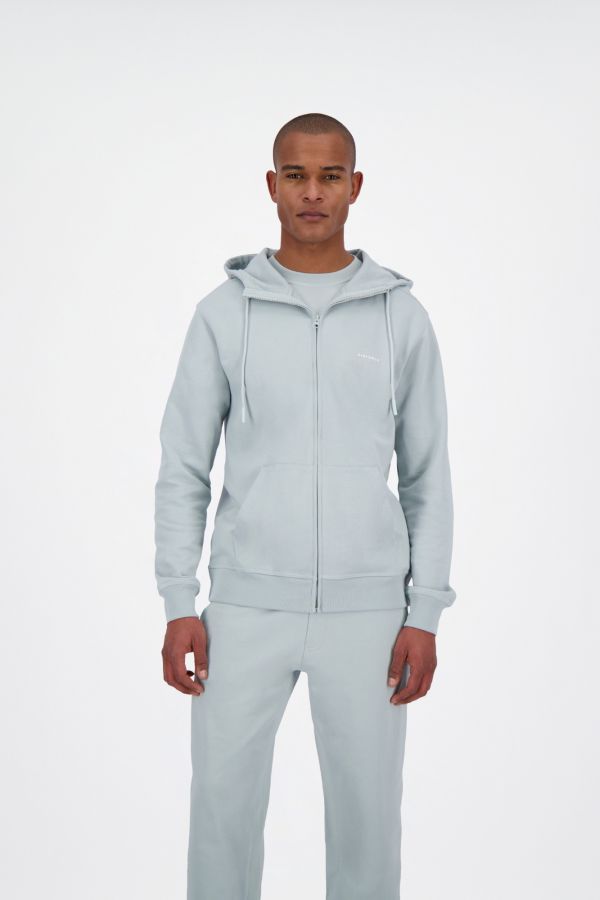 BASIC HOODED ZIP VEST