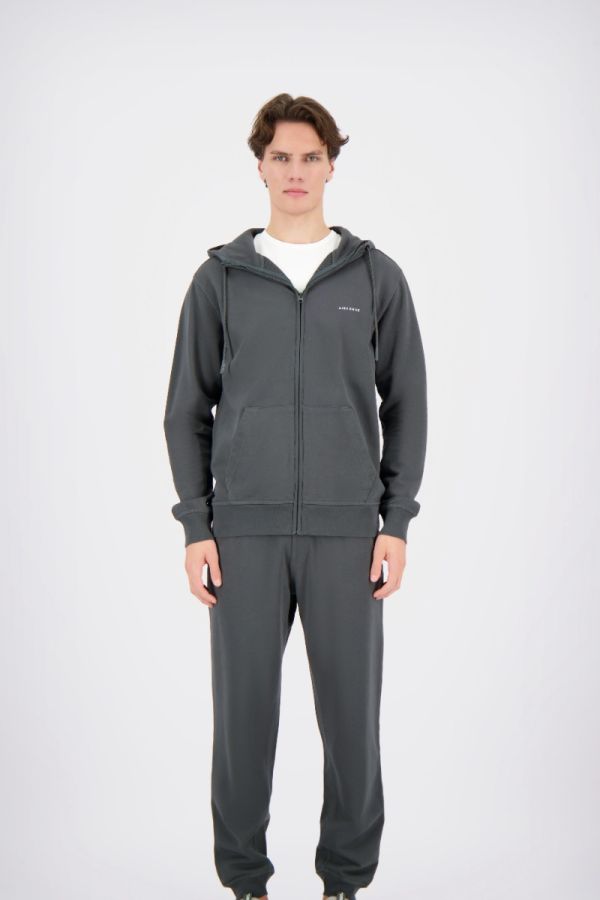 BASIC HOODED ZIP VEST