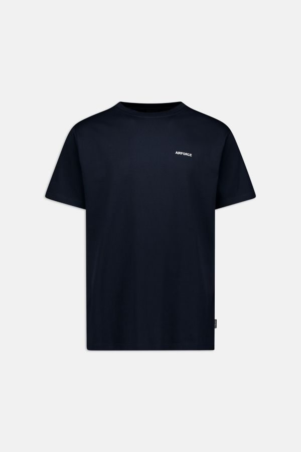 EMBROIDERY SNIPPED T-SHIRT