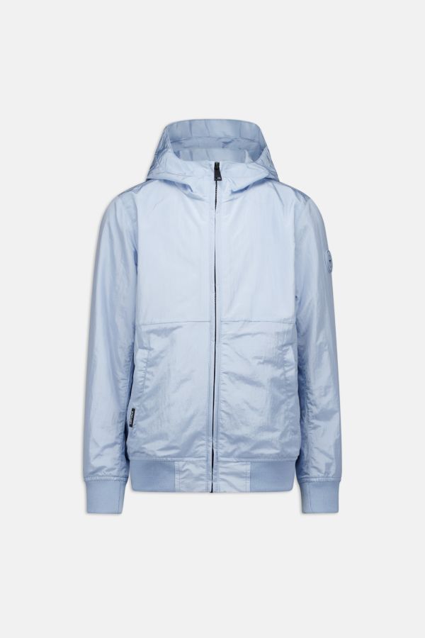 WAXED CRINKLE FABRIC JACKET