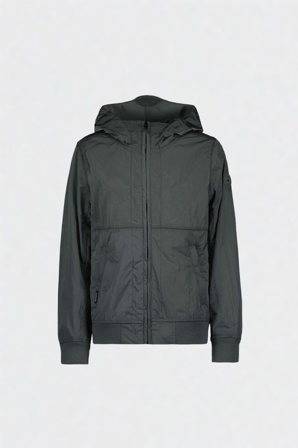 WAXED CRINKLE FABRIC JACKET
