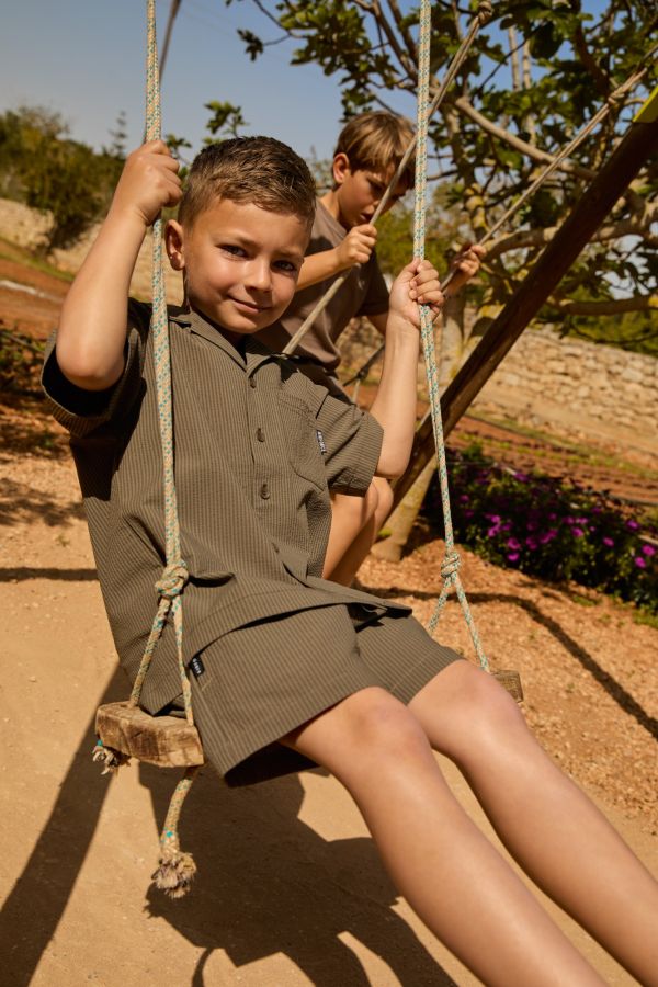 SEERSUCKER POLO SHIRT