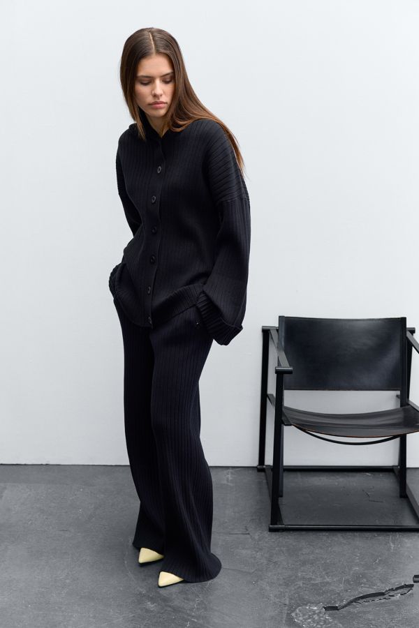 RUMI RIBBED TRAVEL SET PANTS