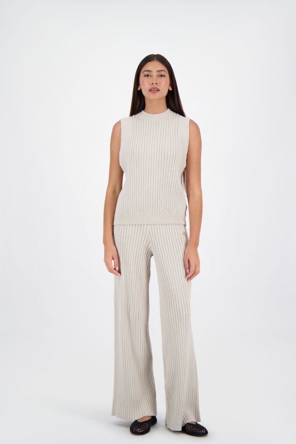 RUMI RIBBED TRAVEL SET PANTS