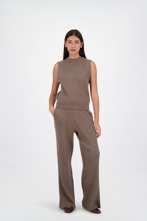 RUMI RIBBED TRAVEL SET PANTS