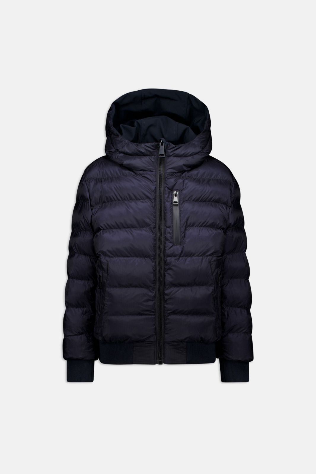 HOODED REVERSIBLE JACKET