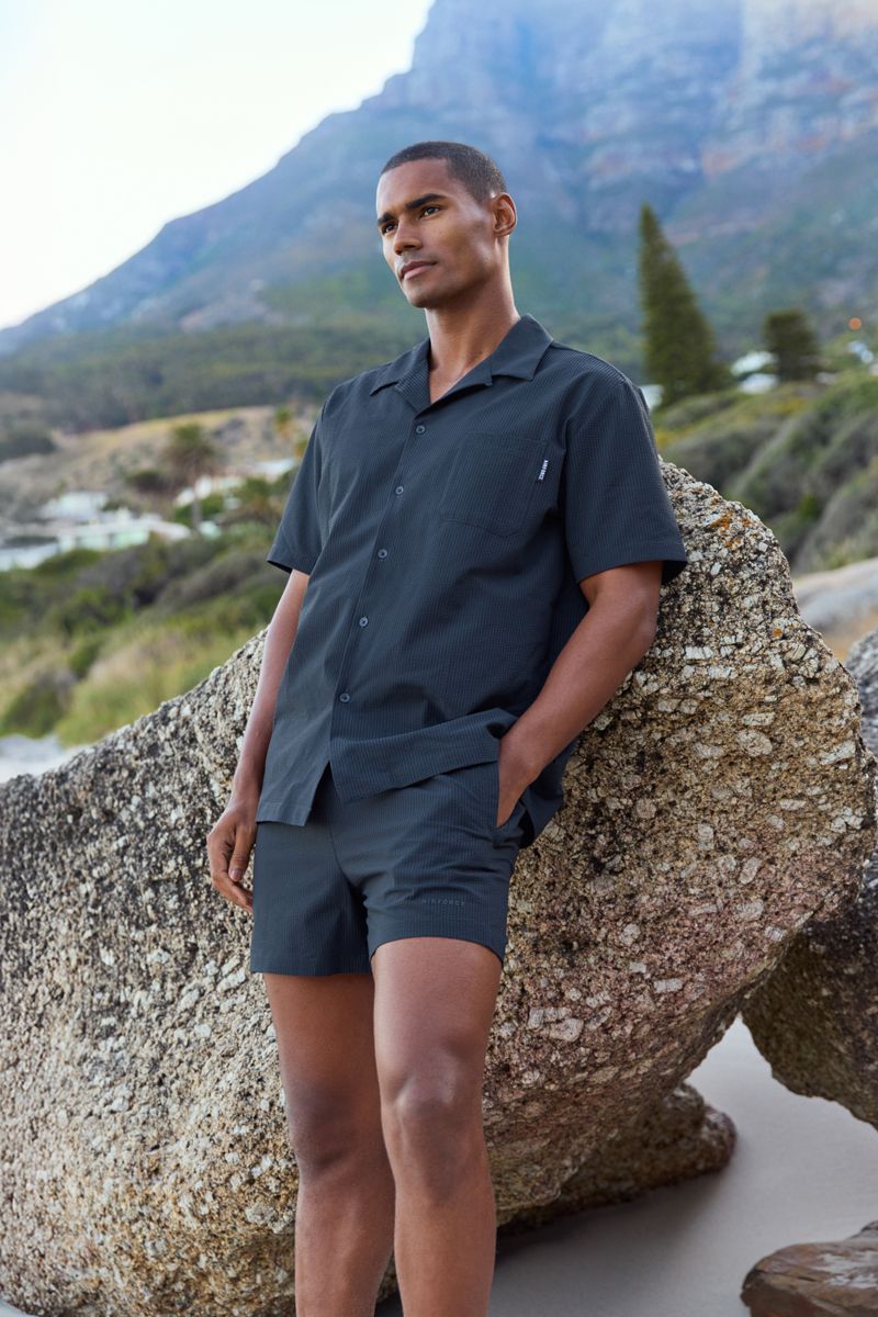 SEERSUCKER POLO SHIRT