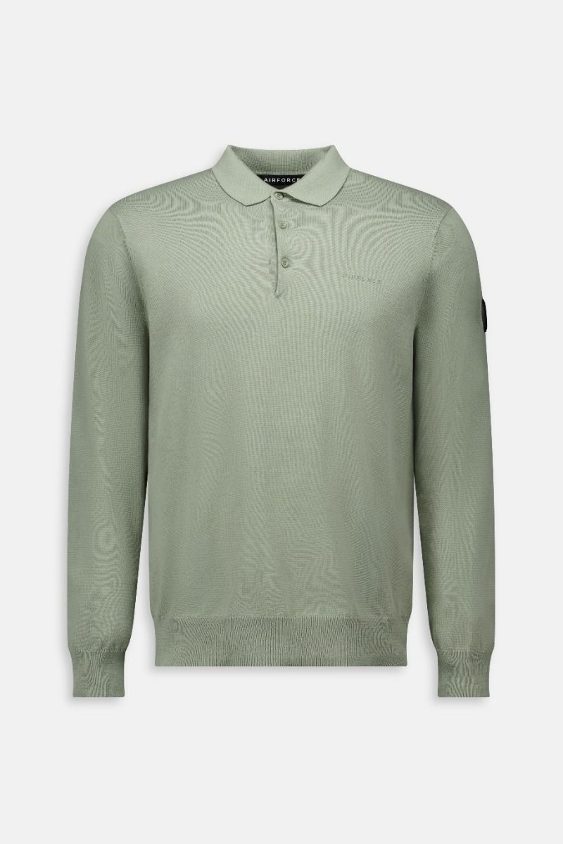 KNITWEAR POLO LONGSLEEVE
