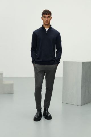 KNITWEAR QUARTER ZIP