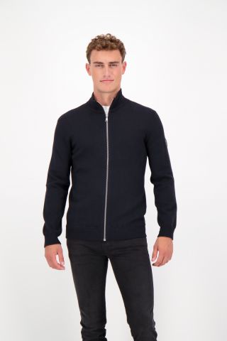 HEAVY KNITTED ZIP VEST