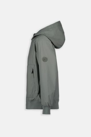 HOODED FOUR-WAY STRETCH JACKET