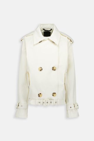 CROPPED TRENCHCOAT