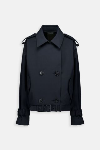 CROPPED TRENCHCOAT