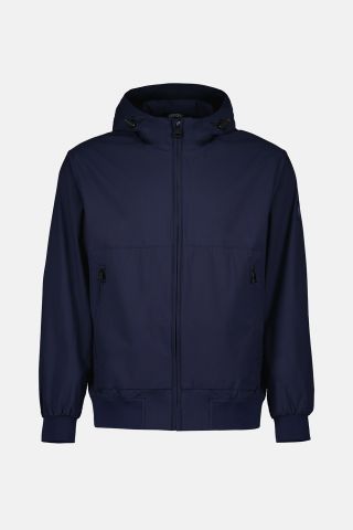 HOODED FOUR-WAY STRETCH JACKET