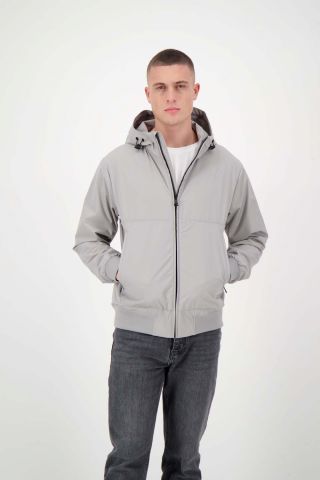 HOODED FOUR-WAY STRETCH JACKET