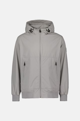 HOODED FOUR-WAY STRETCH JACKET