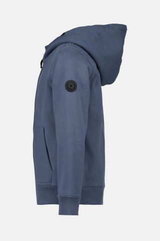 HOODED ZIP VEST