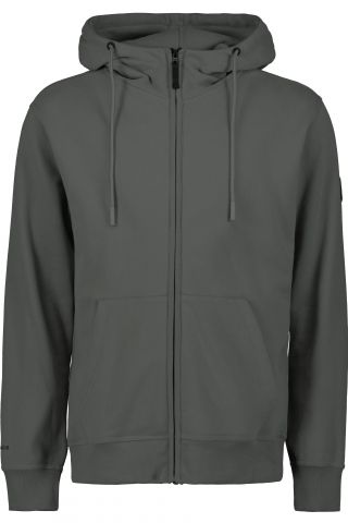 HOODED ZIP VEST