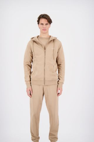 BASIC HOODED ZIP VEST