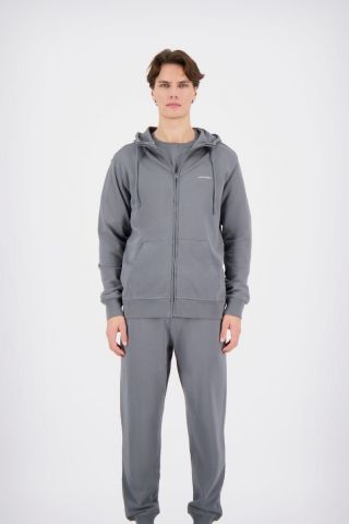 BASIC HOODED ZIP VEST