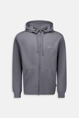 BASIC HOODED ZIP VEST
