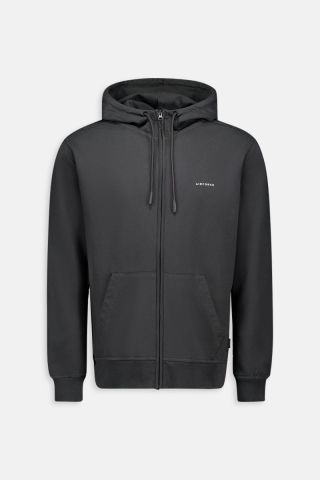 BASIC HOODED ZIP VEST