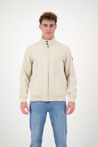 SOFTSHELL JACKET SILVER ZIP