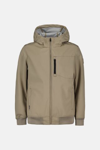 HOODED JACKET SOFTHELL CONTRAST STIT