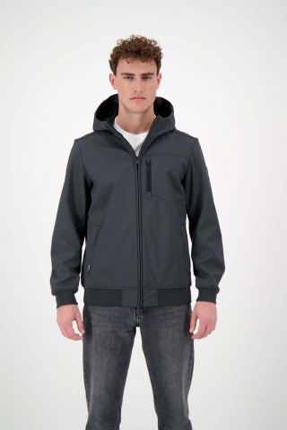 HOODED JACKET SOFTHELL CONTRAST STIT