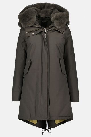DOUBLE ZIP FISHTAIL PARKA