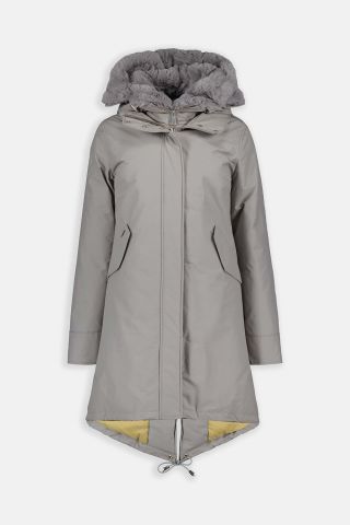 DOUBLE ZIP FISHTAIL PARKA