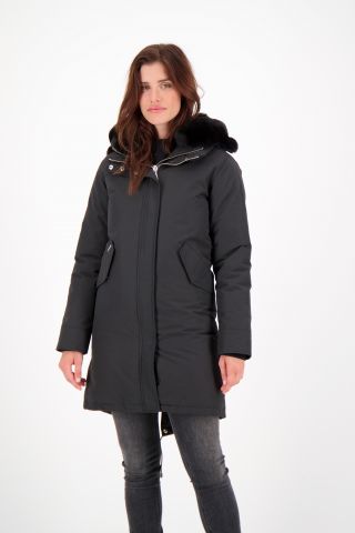 DOUBLE ZIP FISHTAIL PARKA