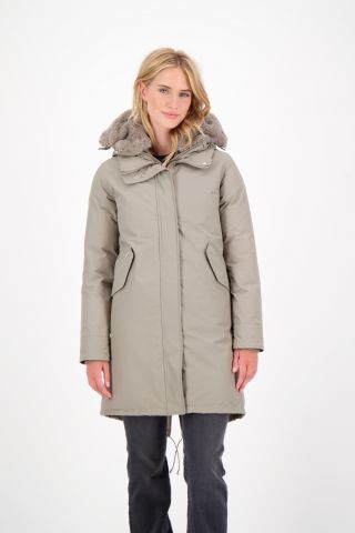 DOUBLE ZIP FISHTAIL PARKA
