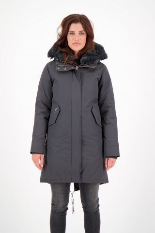 DOUBLE ZIP FISHTAIL PARKA