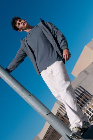 HOODED FOUR WAY STRETCH JACKET