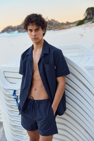 SEERSUCKER POLO SHIRT