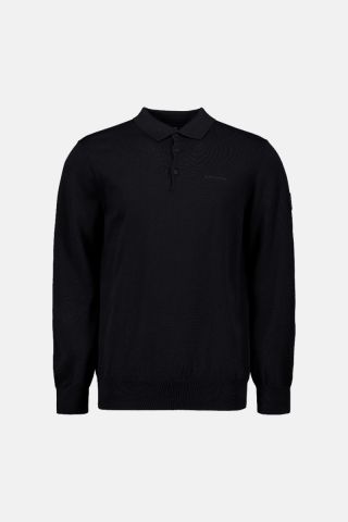 KNITWEAR POLO LONGSLEEVE